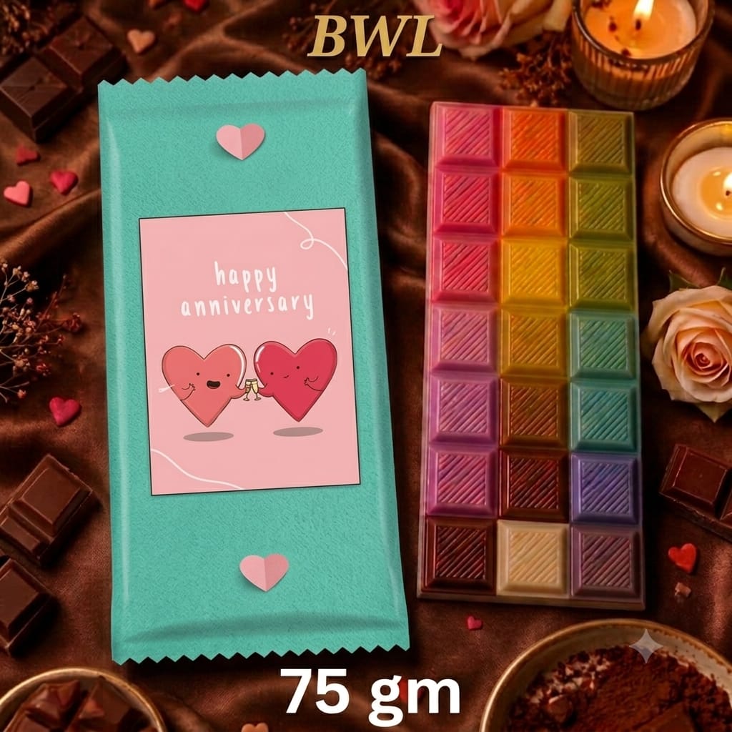 HAPPY ANNIVERSARY CHOCOLATE WRAPER (75GM)