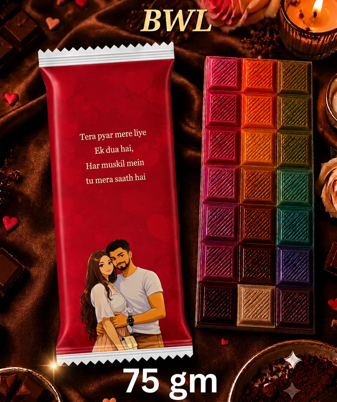 ENGLISH CHOCOLATE WRAPER (75GM)