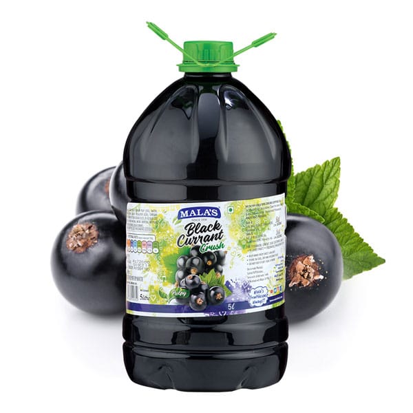 CRUSH BLACK CURRANT MALAS 5L