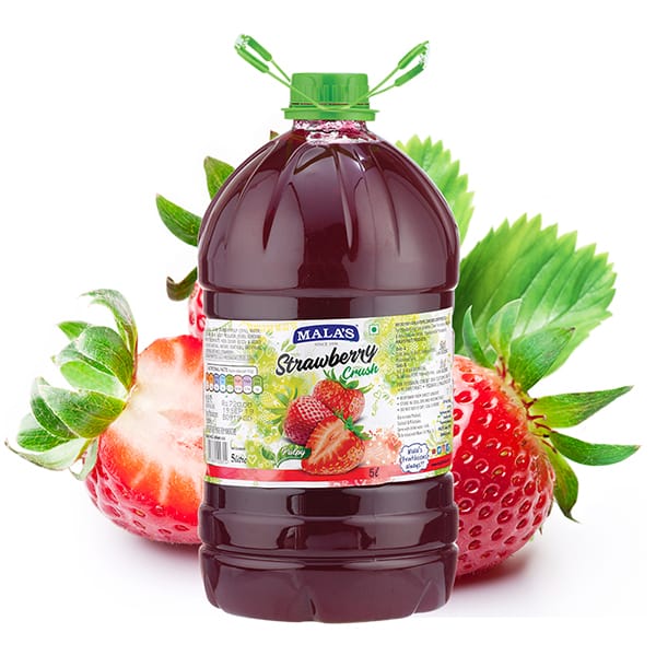 CRUSH STRAWBERRY MALAS 5L