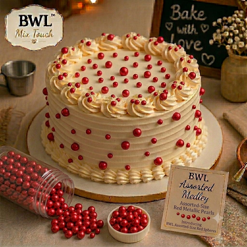MIXED RED METALLIC SPRINKLE