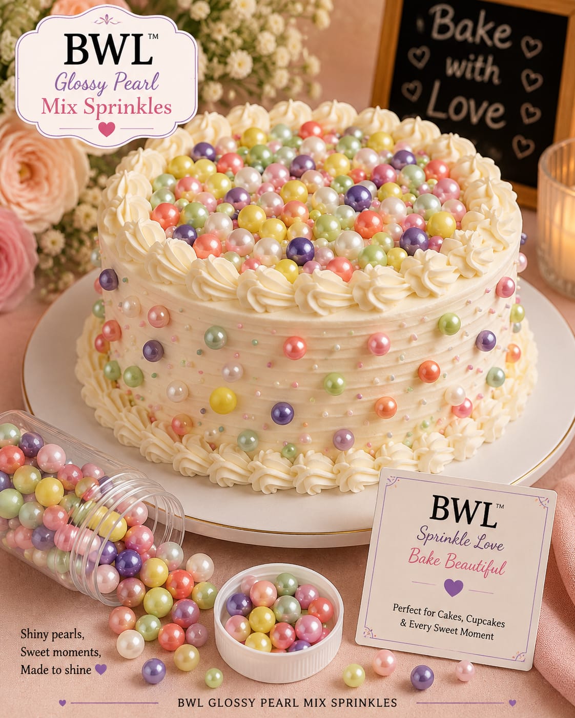 MIXED COLOUR SPRINKLES