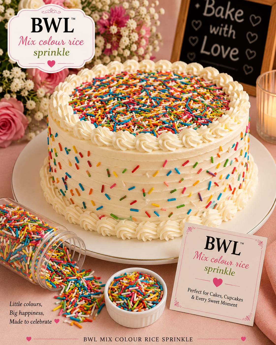 MIX COLOUR RICE SPRINKLE