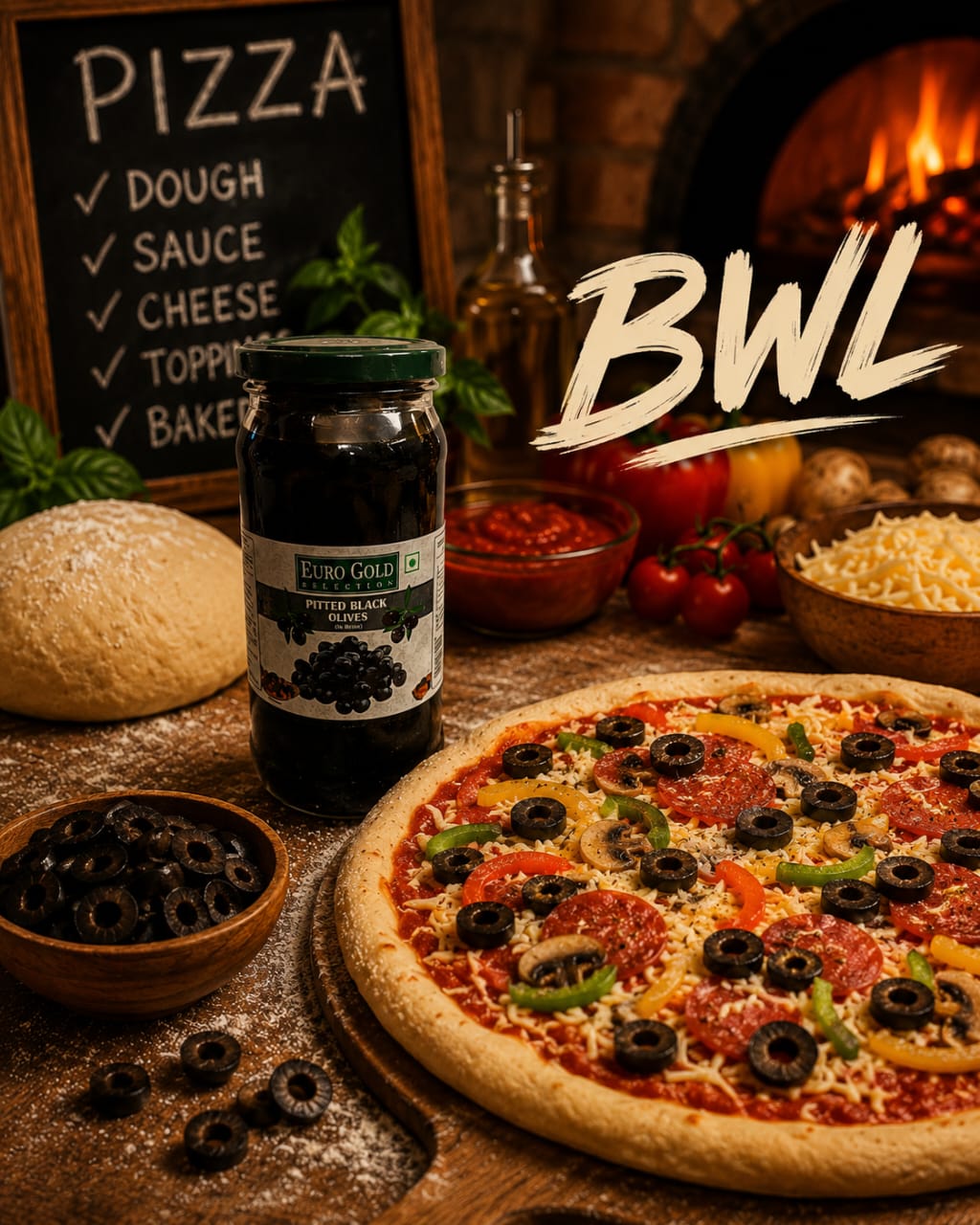 PITTED BLACK OLIVES