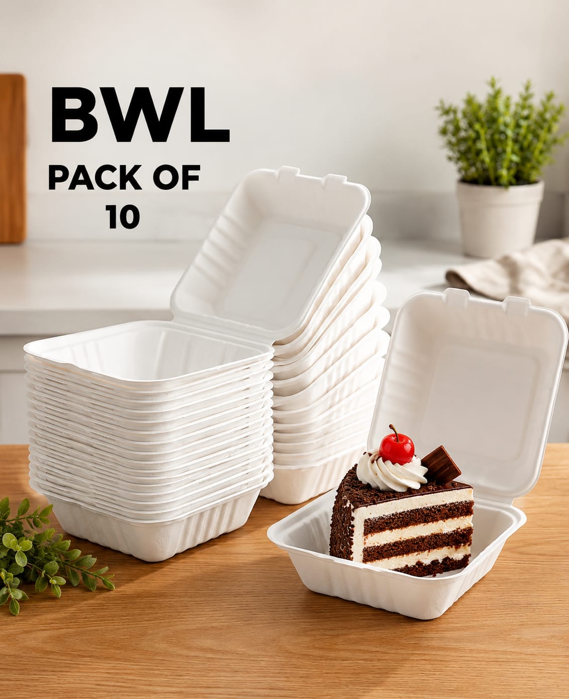 5'' SQUARE BENTO BOX