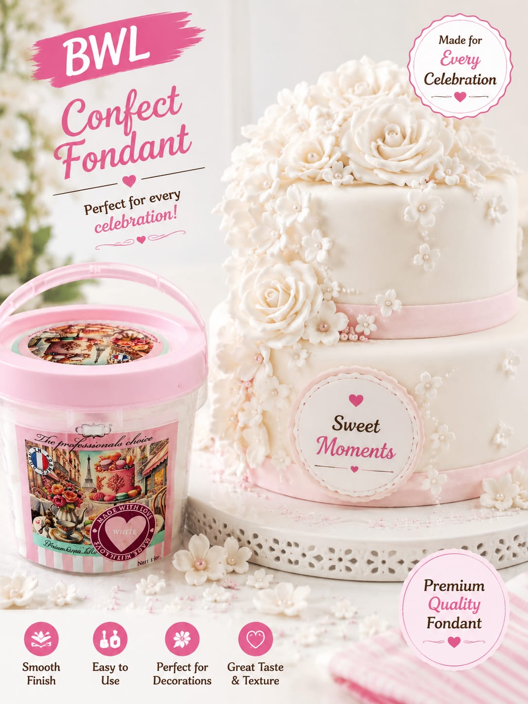 CONFECT FONDANT WHITE