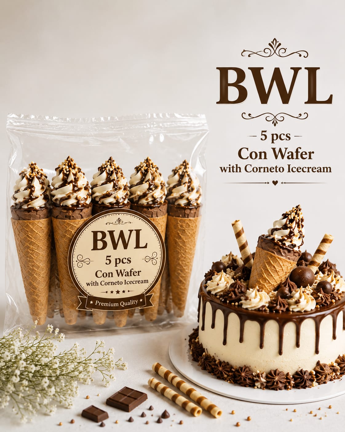 5 PCS CON WAFER