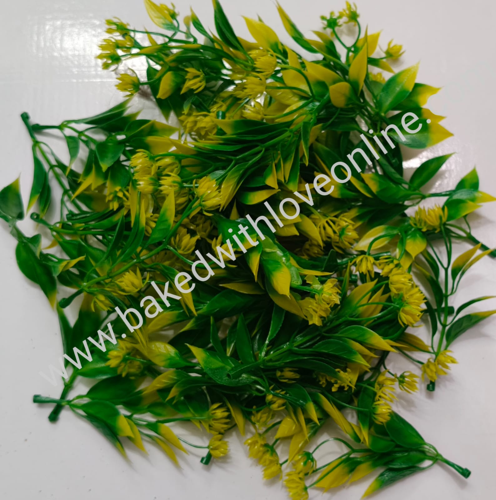 GREEN LEAF & YELLOW FLOWER