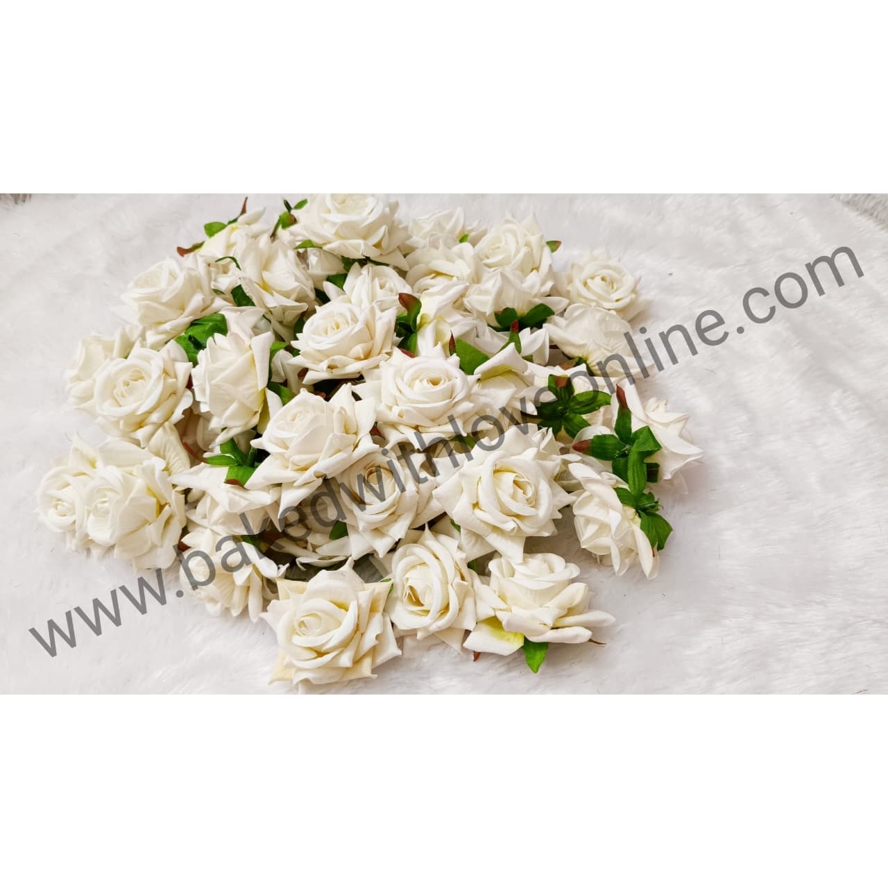 WHITE VELVET ROSE FLOWER