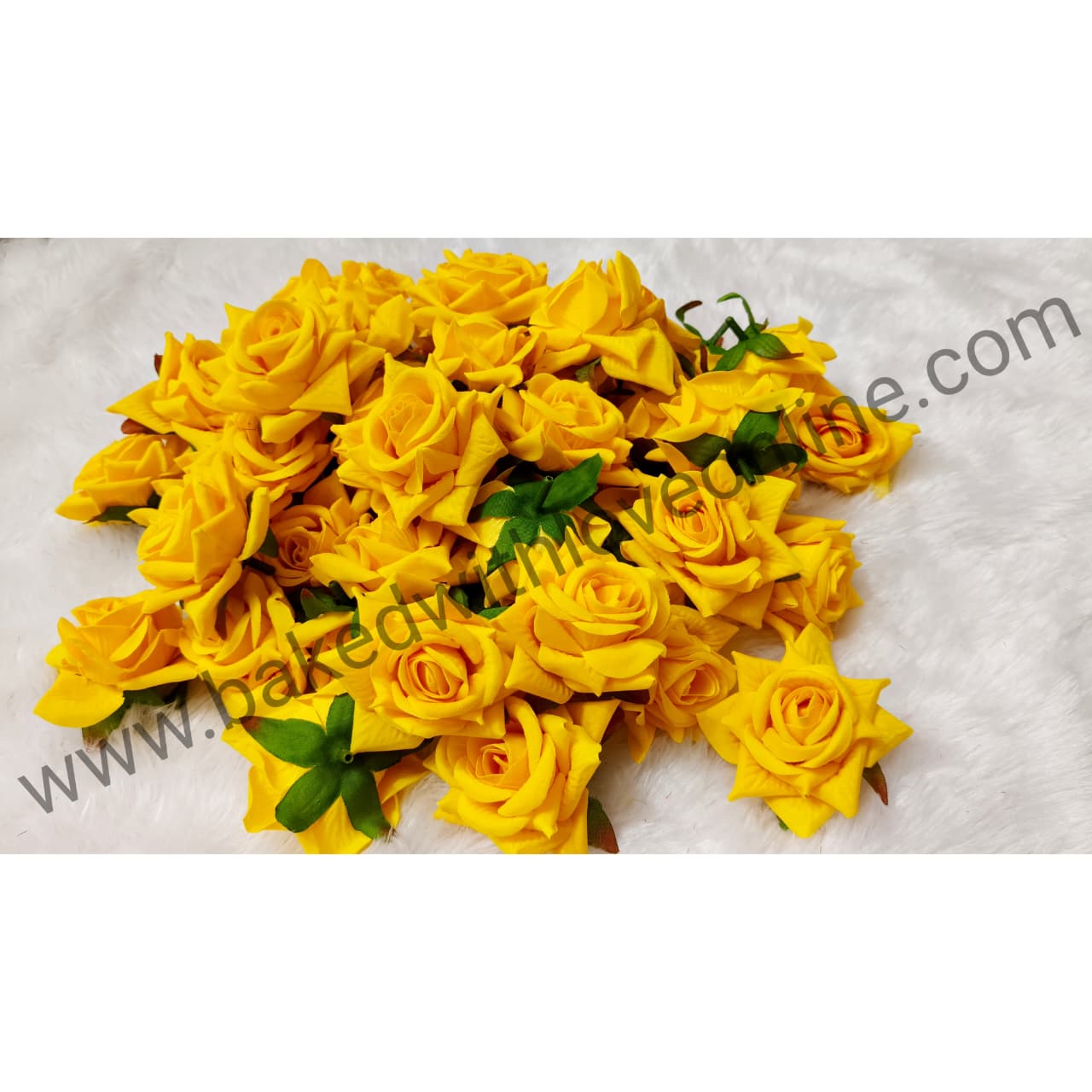 YELLOW VELVET ROSE FLOWER
