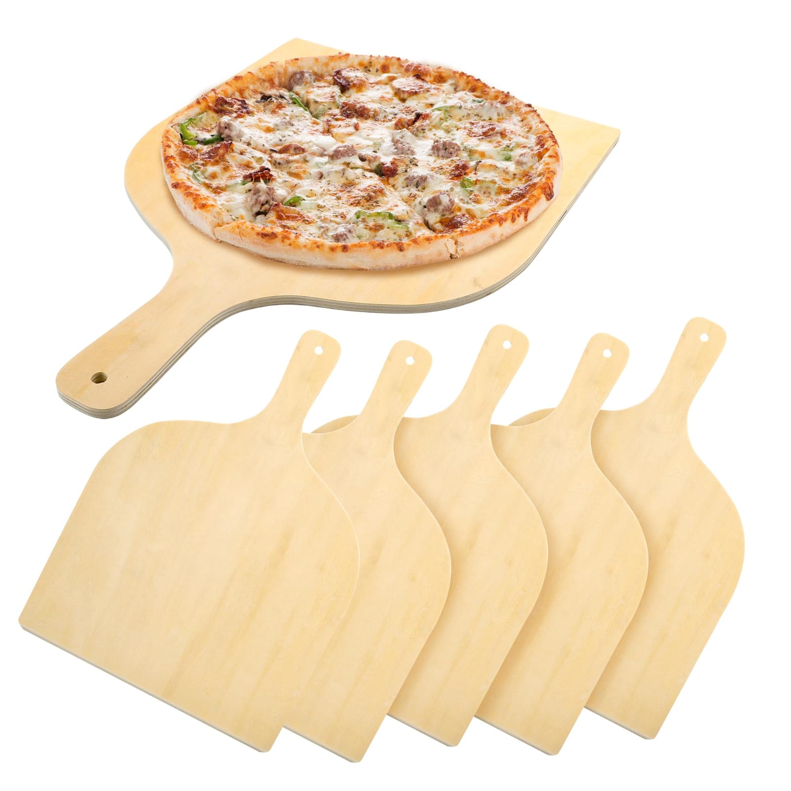 WOODEN PIZZA PEEL 12''