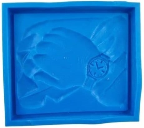 WATCH WITH HAND SILICONE MOULD