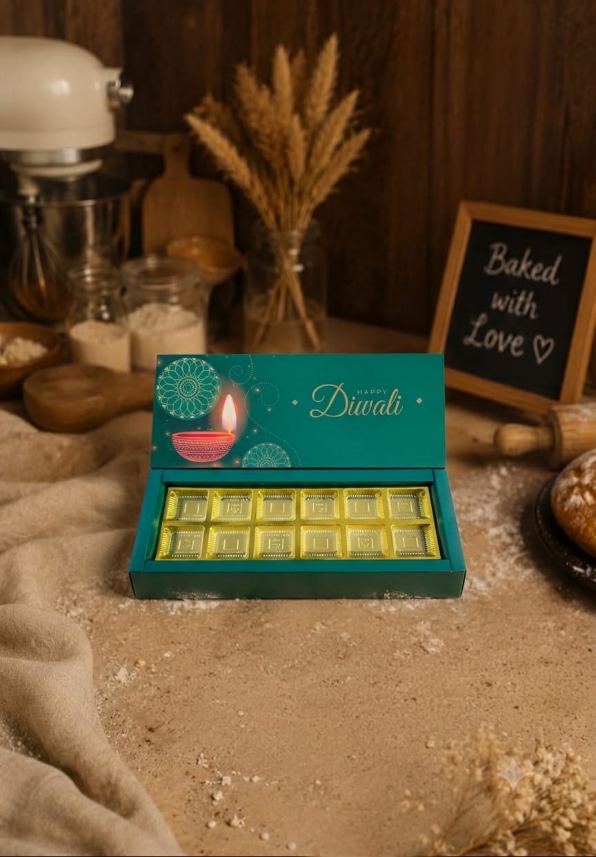 12 CAVITY CHOCOLATE BOX