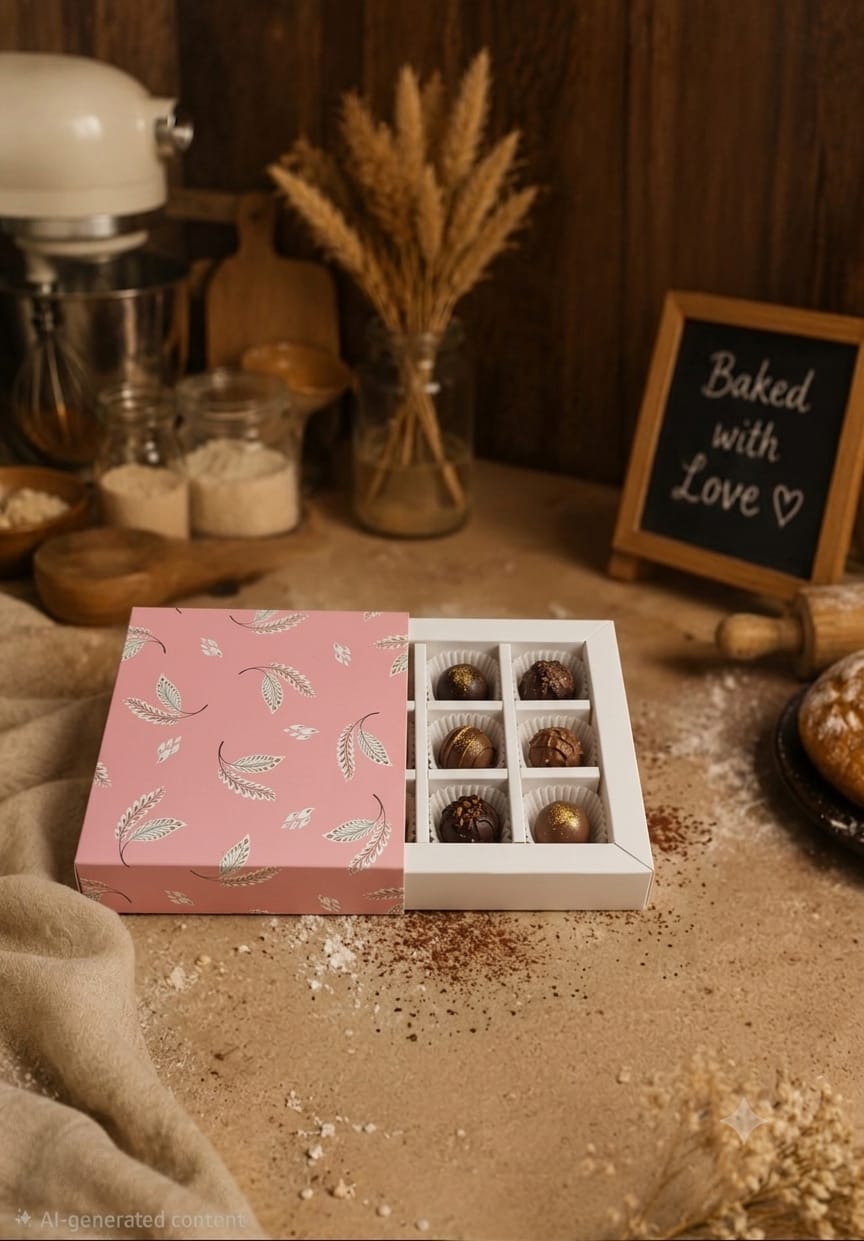 9 CAVITY CHOCOLATE BOX