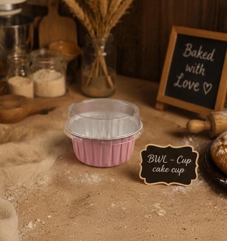 Direct Bake cup with lid