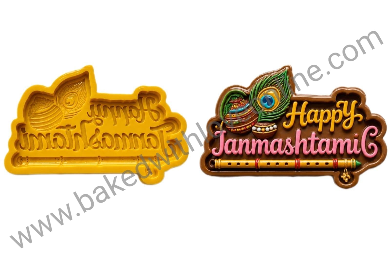 HAPPY JANMASHTAMI SILICONE MOULD