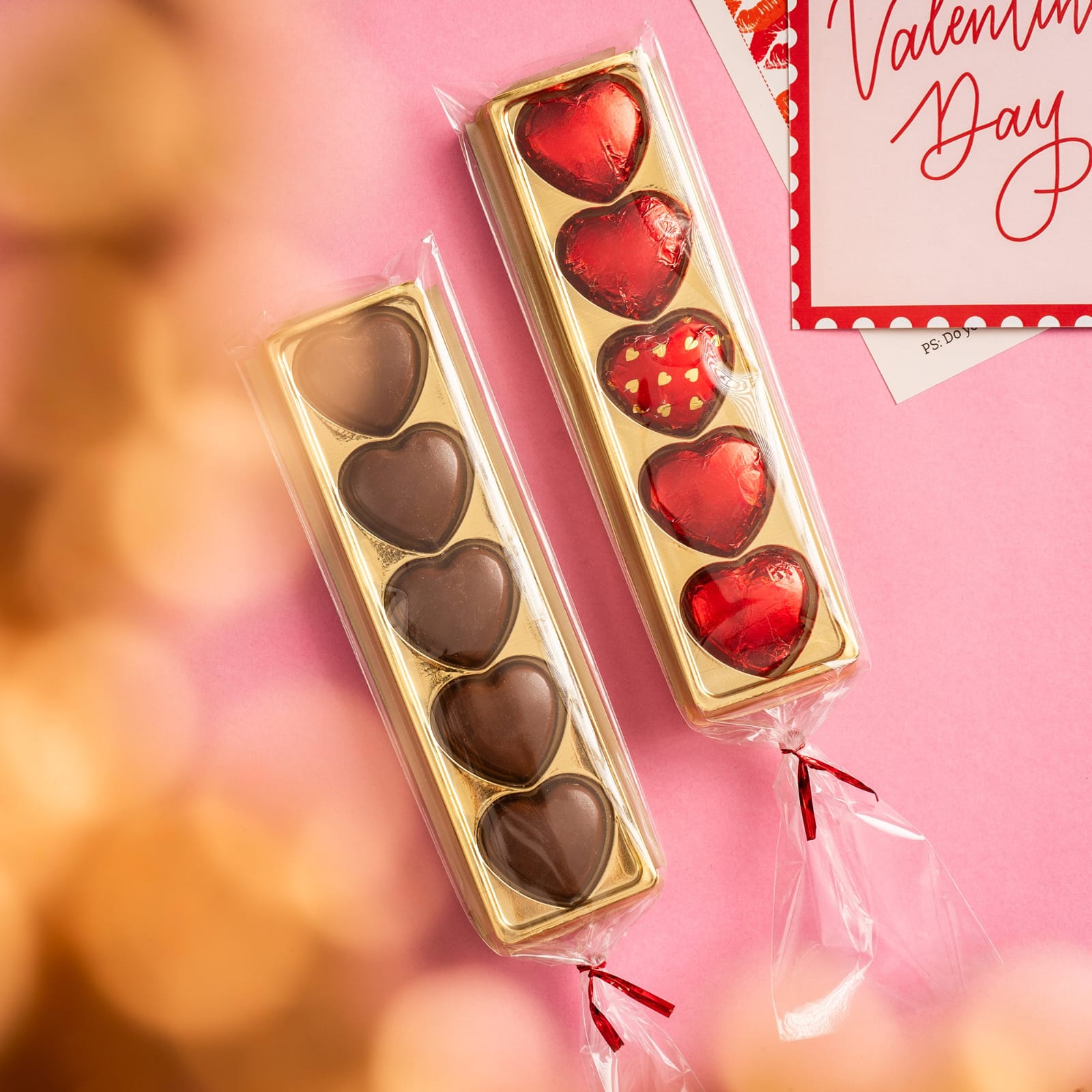 5 cavity heart chocolate box (10PCS)