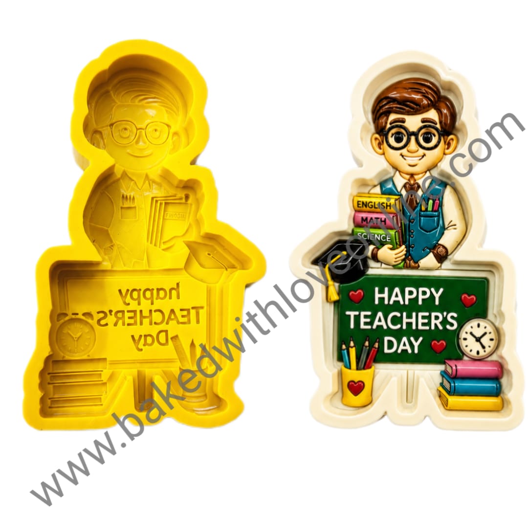 HAPPY TEACHERS DAY SILICONE MOULD