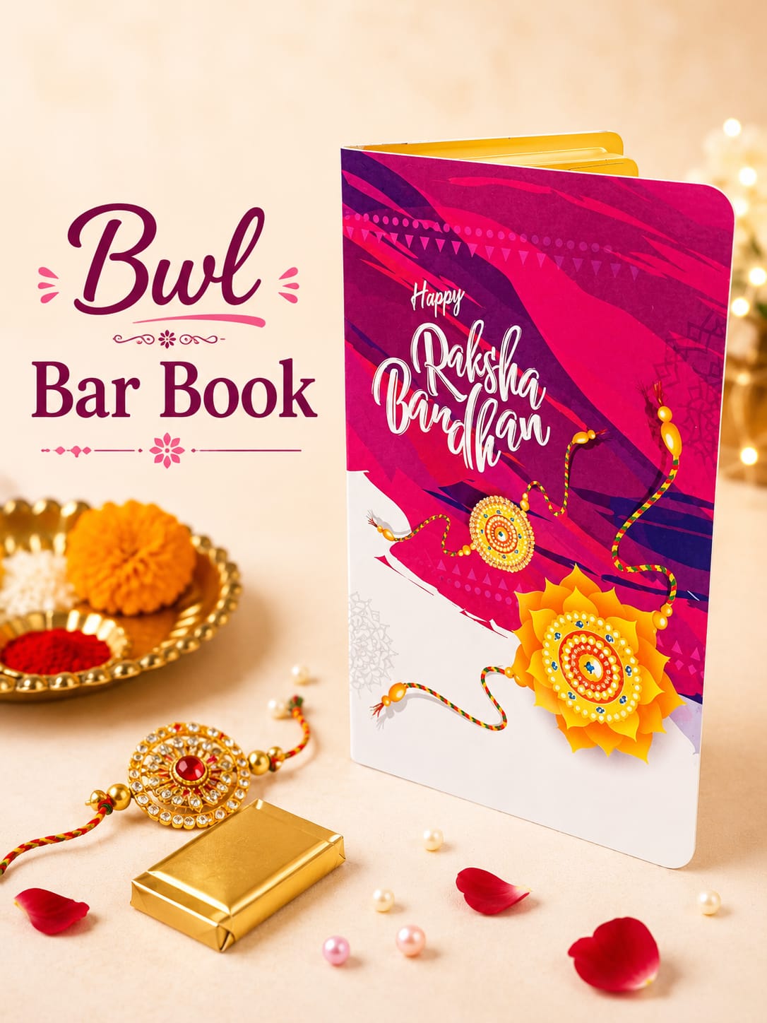 HAPPY RAKSHA BANDHAN BAR BOOK