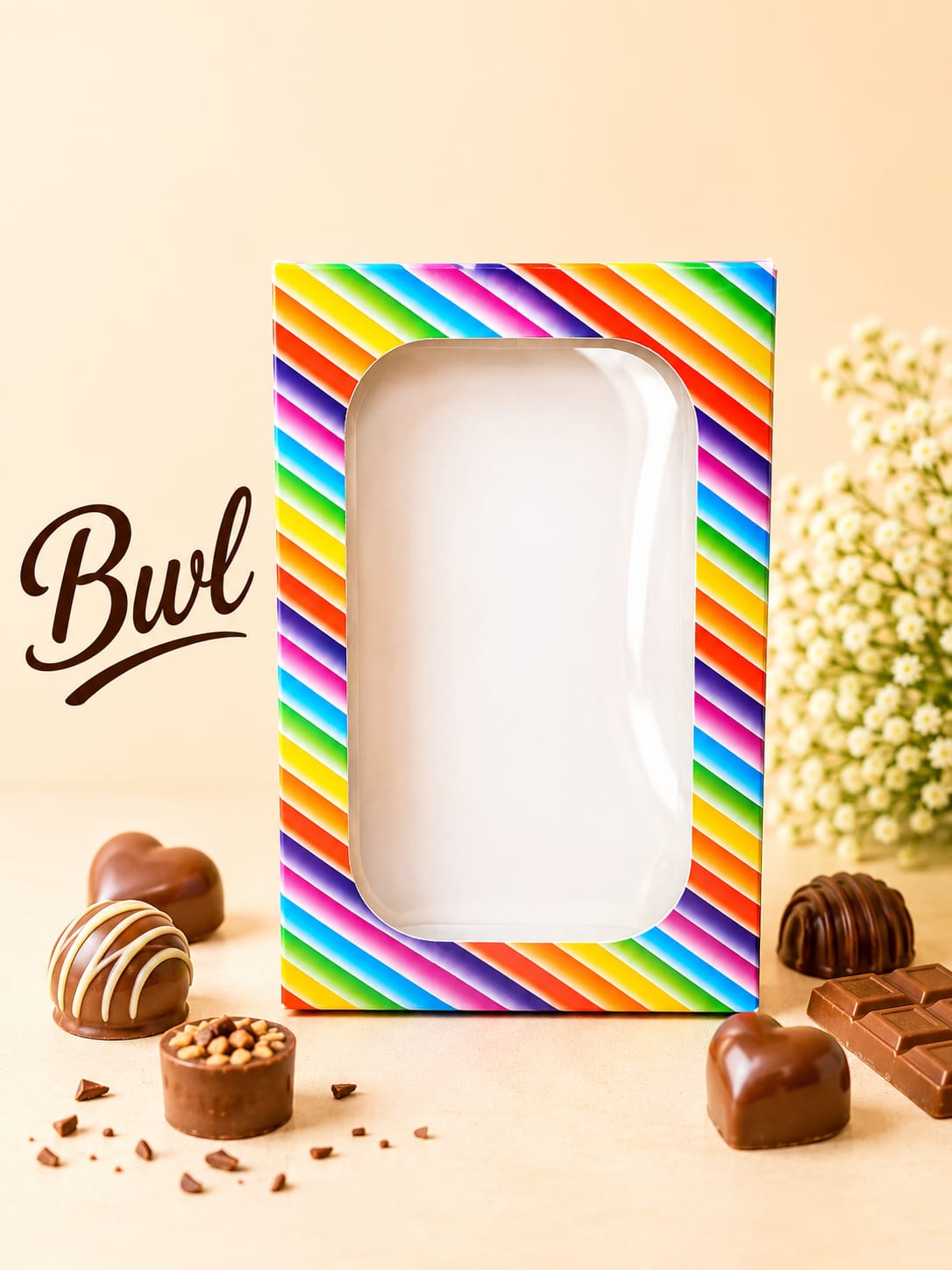 WINDOW CHOCOLATE BOX