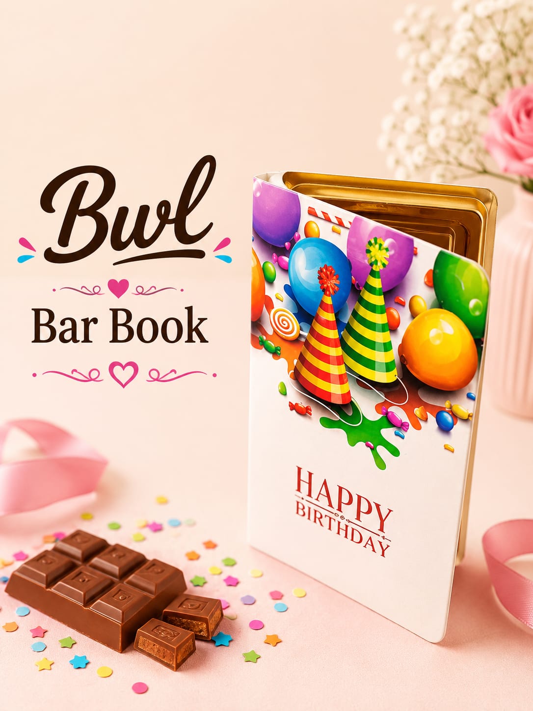 HAPPY BIRTHDAY CHOCOLATE BAR BOOK