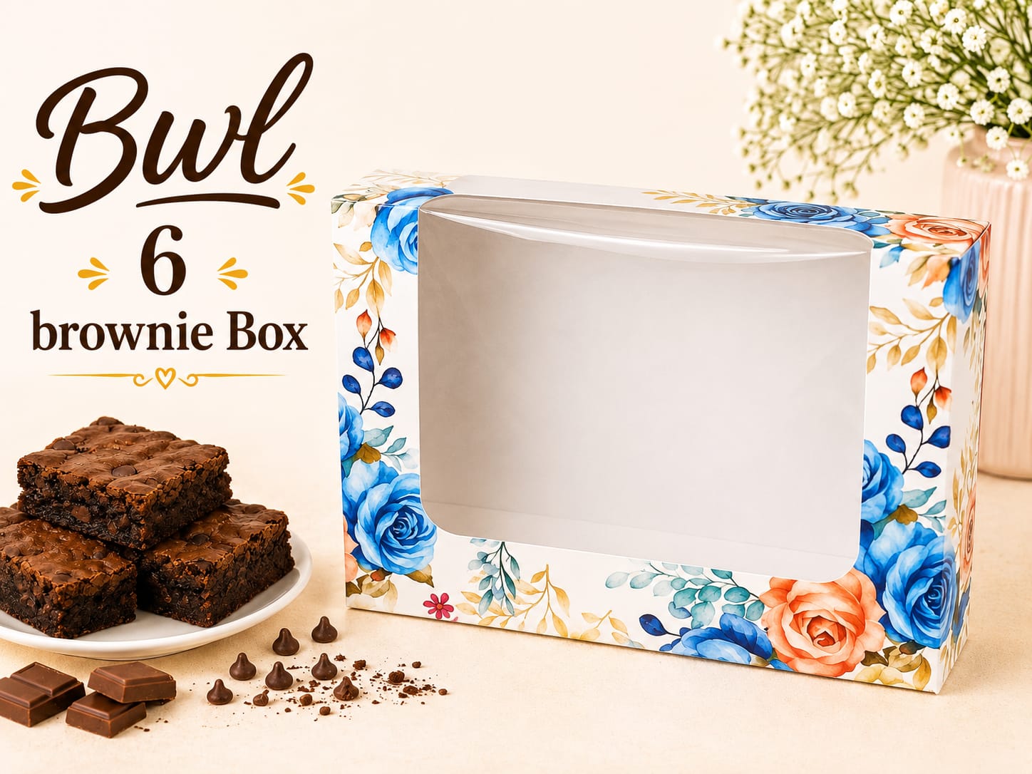 6 BROWNIE BOX