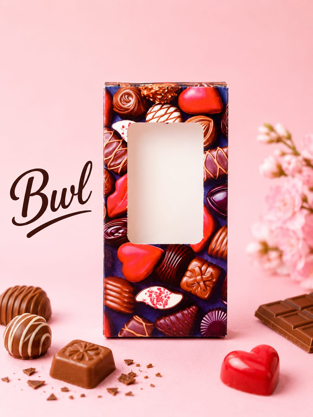 WINDOW CHOCOLATE BOX
