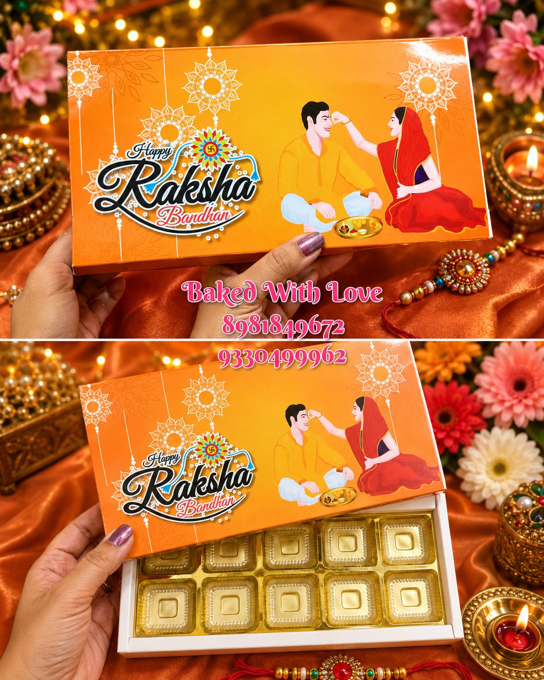 10 CAVITY HAPPY RAKSHA BANDHAN CHOCOLATE BOX (5 PCS)