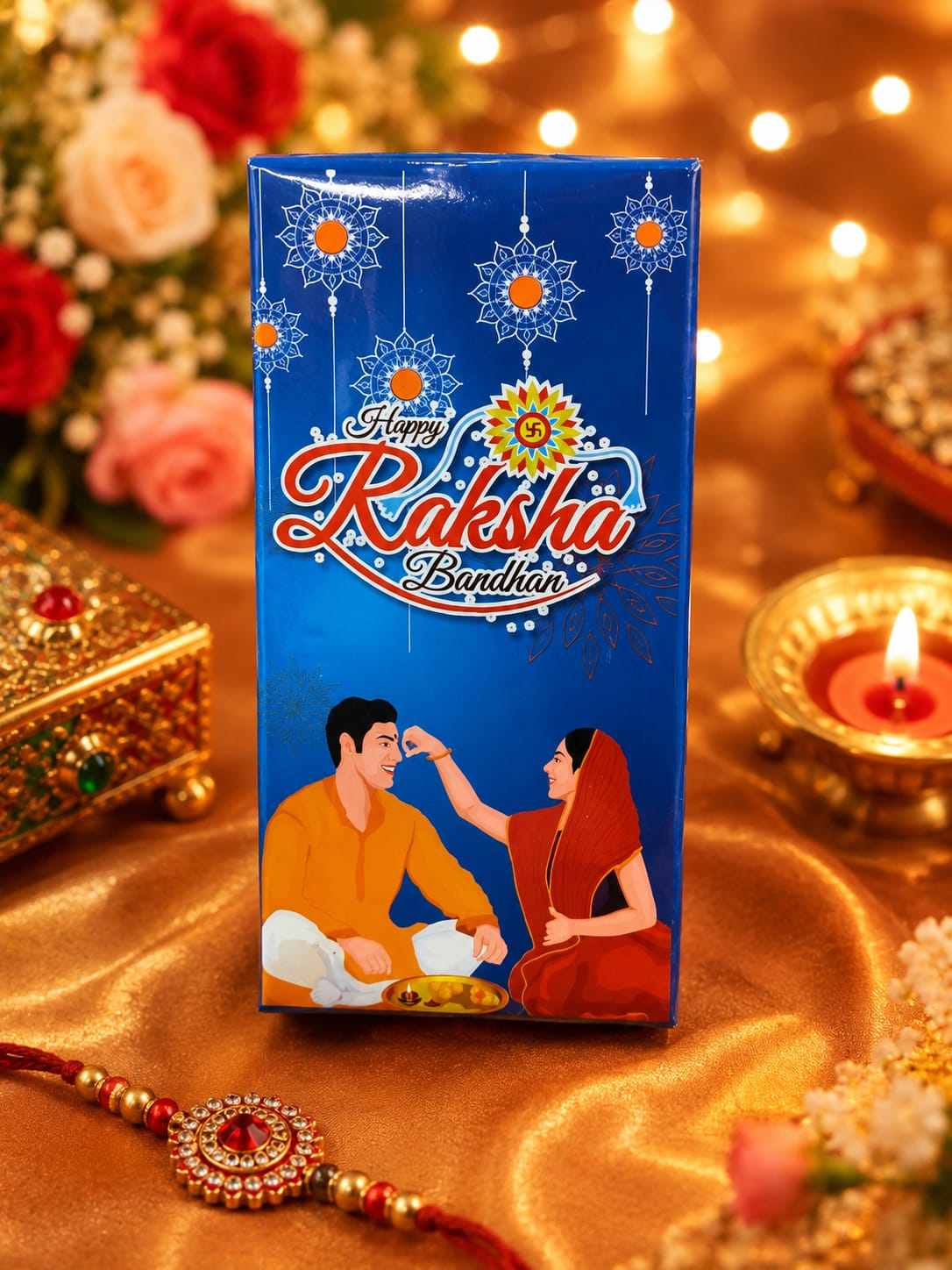 HAPPY RAKSHA BANDHAN CHOCOLATE BOX (5 PCS)