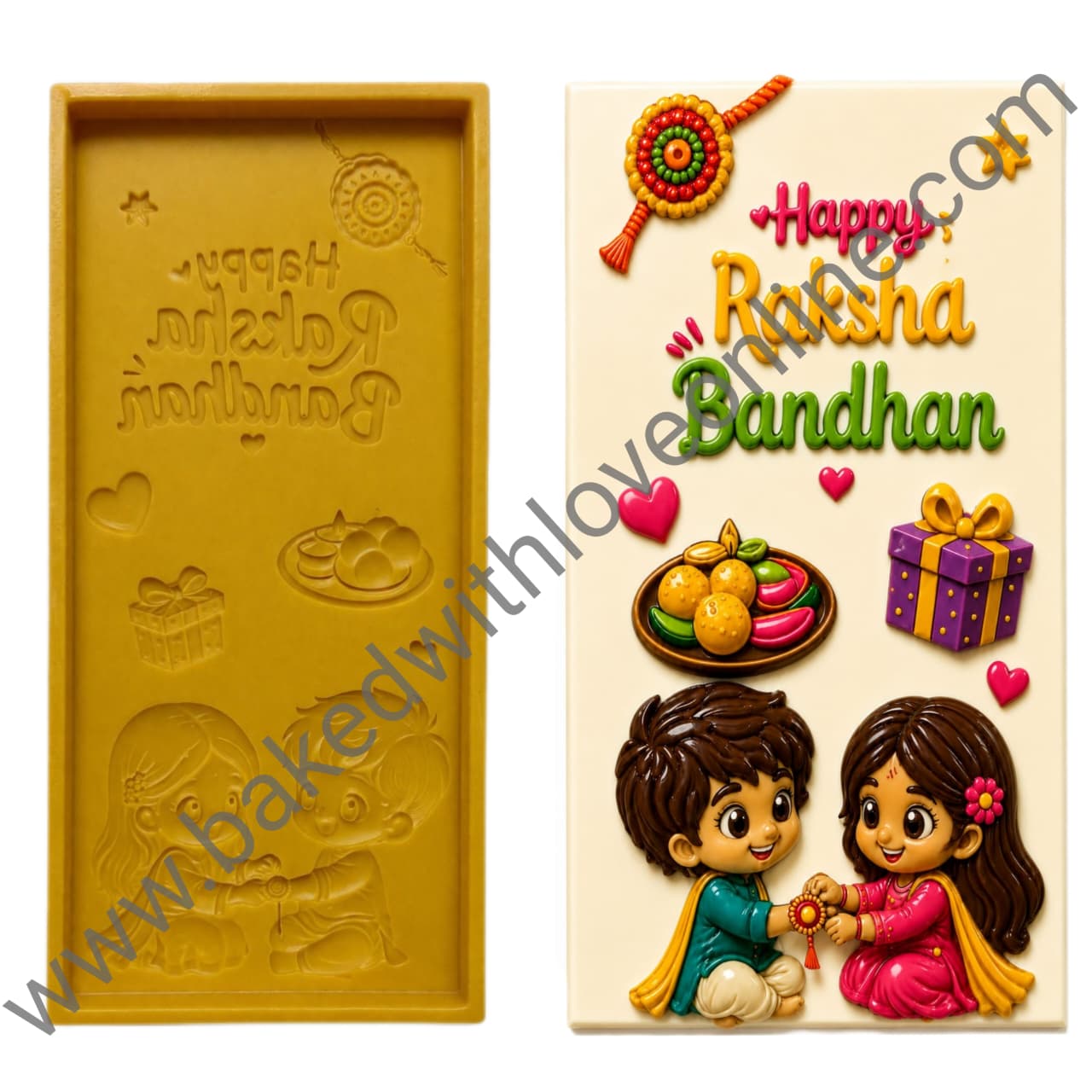 HAPPY RAKSHA BANDHAN SILICONE MOULD