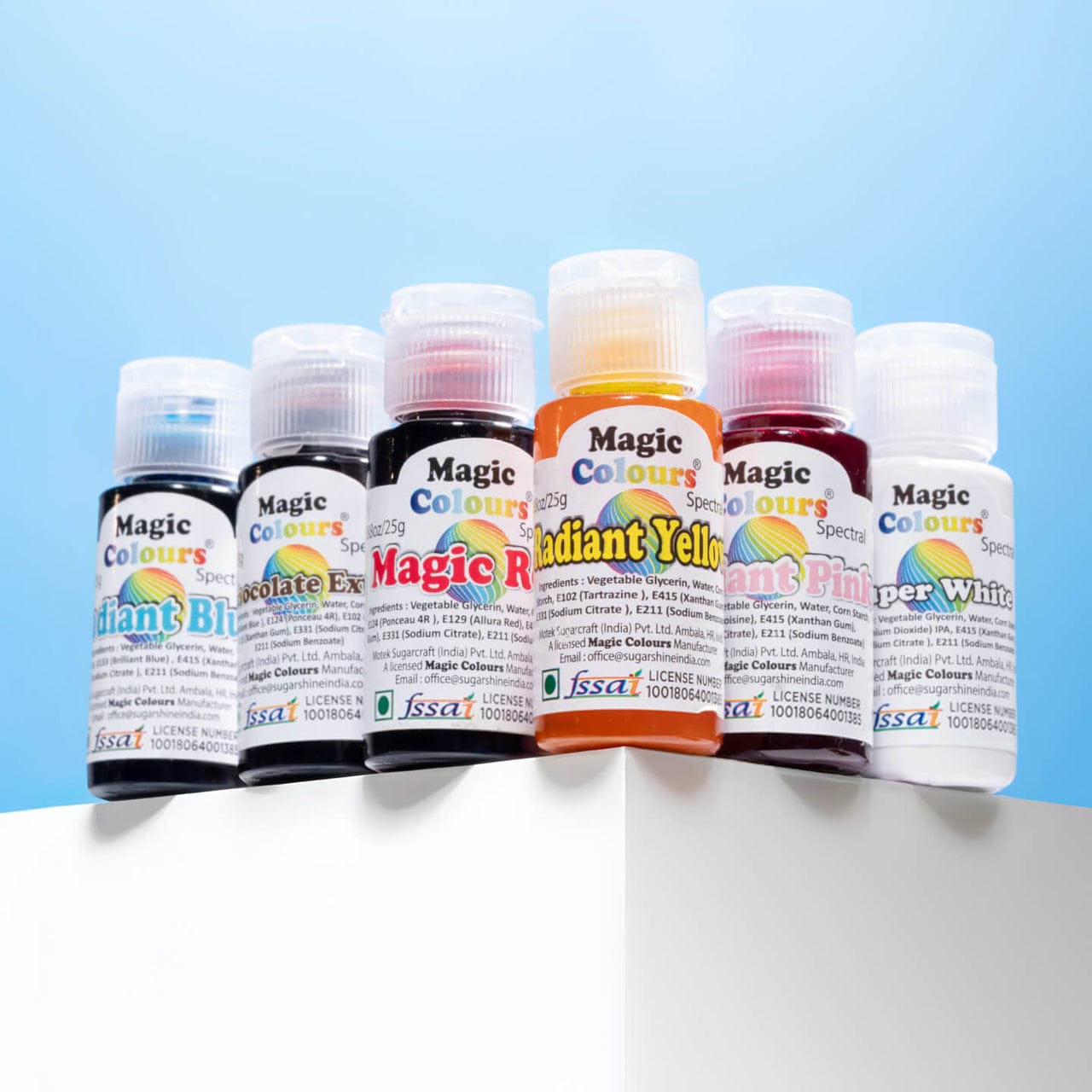 FOOD GEL, AROMA, SPLASH COLOUR & CANDY COLOUR