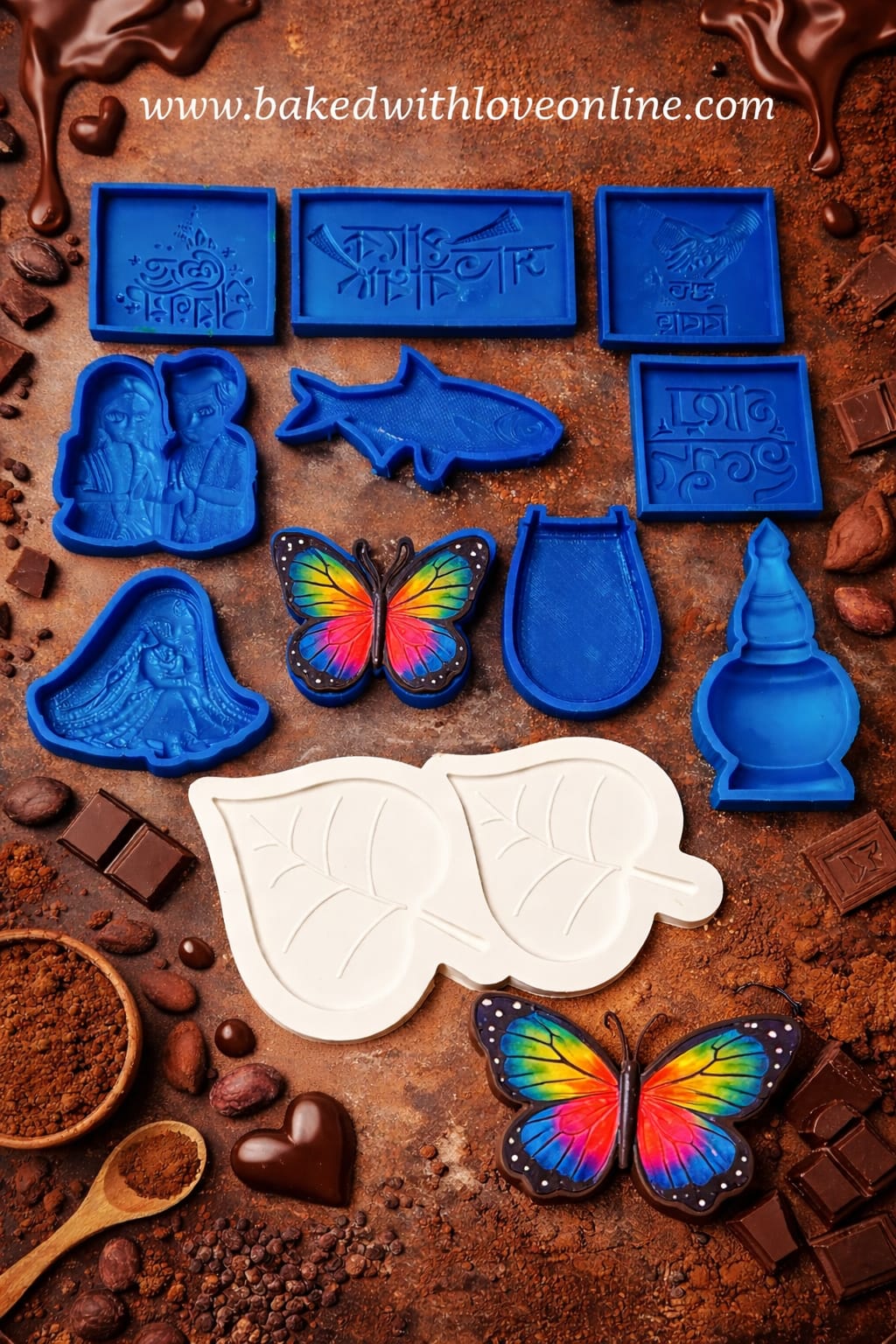 CUSTOMIZE UNIQUE SILICONE CHOCOLATE & CANDLE MOULD