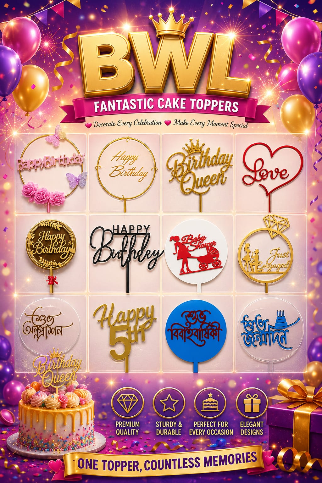 CAKE TOPPER